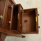 Edwardian Mahogany Writing Desk - Kneehole Desk with Green Leather