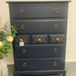 Stag Minstrel Chest Of Drawers Tall Boy Mid Century Painted Bespoke Upcycled – Choose Your Colour