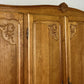 Wardrobe Vintage French Louis XVI Style Oak Four Door Carved Armoire LOT 6533