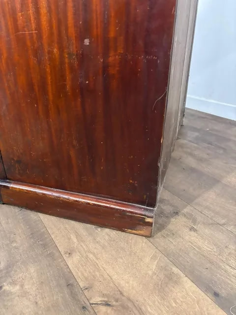 Late Victorian Mahogany Glazed Bookcase