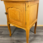 Bedside Table Vintage French Louis XVI Style Oak Cabinet Nightstand LOT 3728