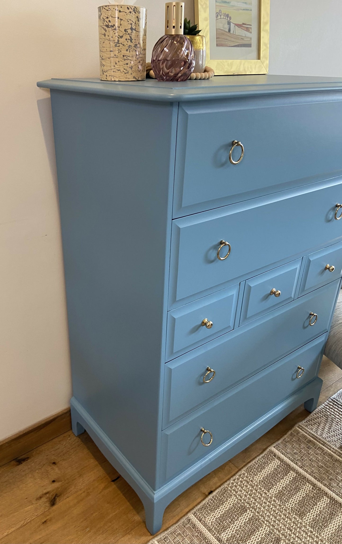 NOW SOLD Stag Seven Drawer Tallboy