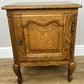 Pair of Bedside Tables Vintage French Louis Oak Nightstands Cabinets LOT 6217