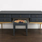 Mid-century Vintage Stag Dressing Table, Desk Painted Upcycled Furniture Custom Commission