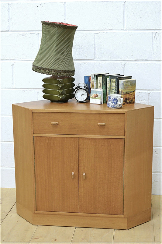 G Plan Desk Vintage Corner Bureau Danish Mid Century light oak DELIVERY