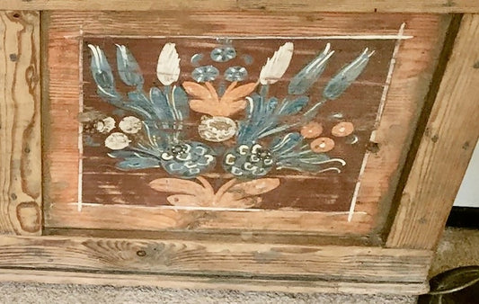 Victorian DOWERY chest. French