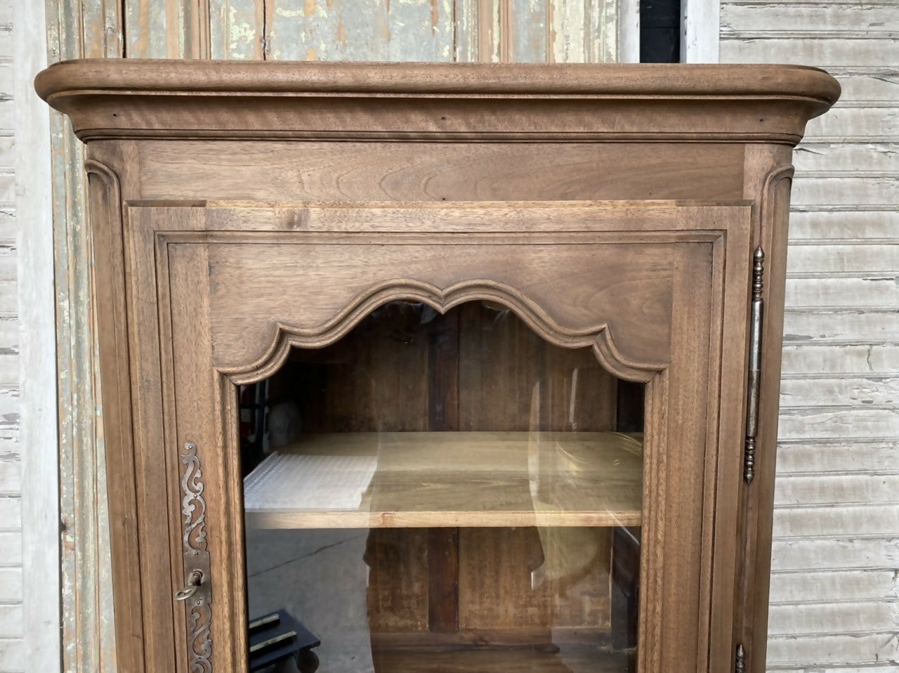 French Single Bleached Armoire