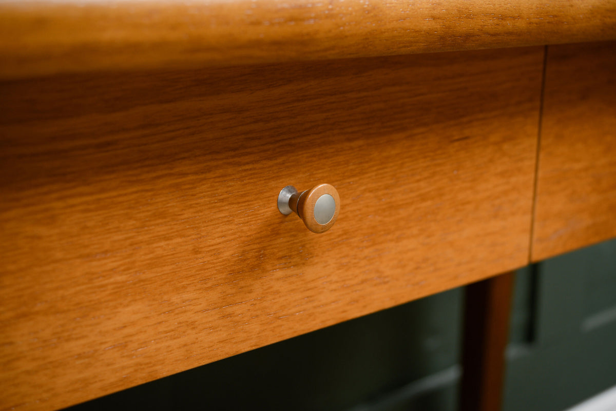 Mid Century Style Console Table with Drawers