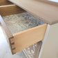 Elegant Vintage Taupe Cabinet Sideboard with Queen Anne Legs