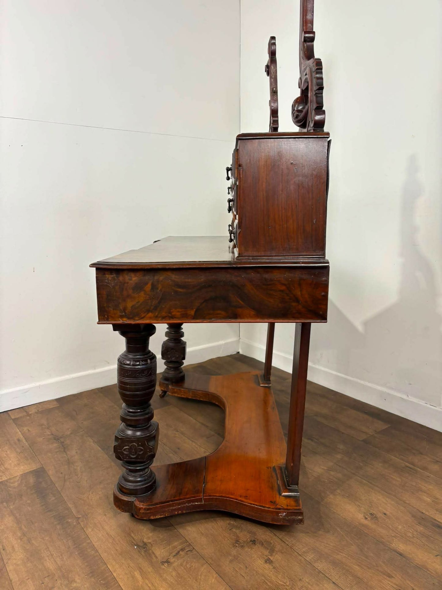 Victorian Burr Walnut Duchess Dressing Table