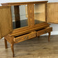 Cabinet Vintage French Louis XVI Oak Display Buffet Carved Sideboard LOT 6316