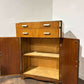Vintage Walnut Tallboy Cabinet