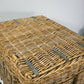 Arthur Craven Mill Basket in Wicker with Rope Handles and Lid