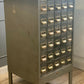 Vintage Industrial Draw Cabinet: Wine Bottle Holder Furniture