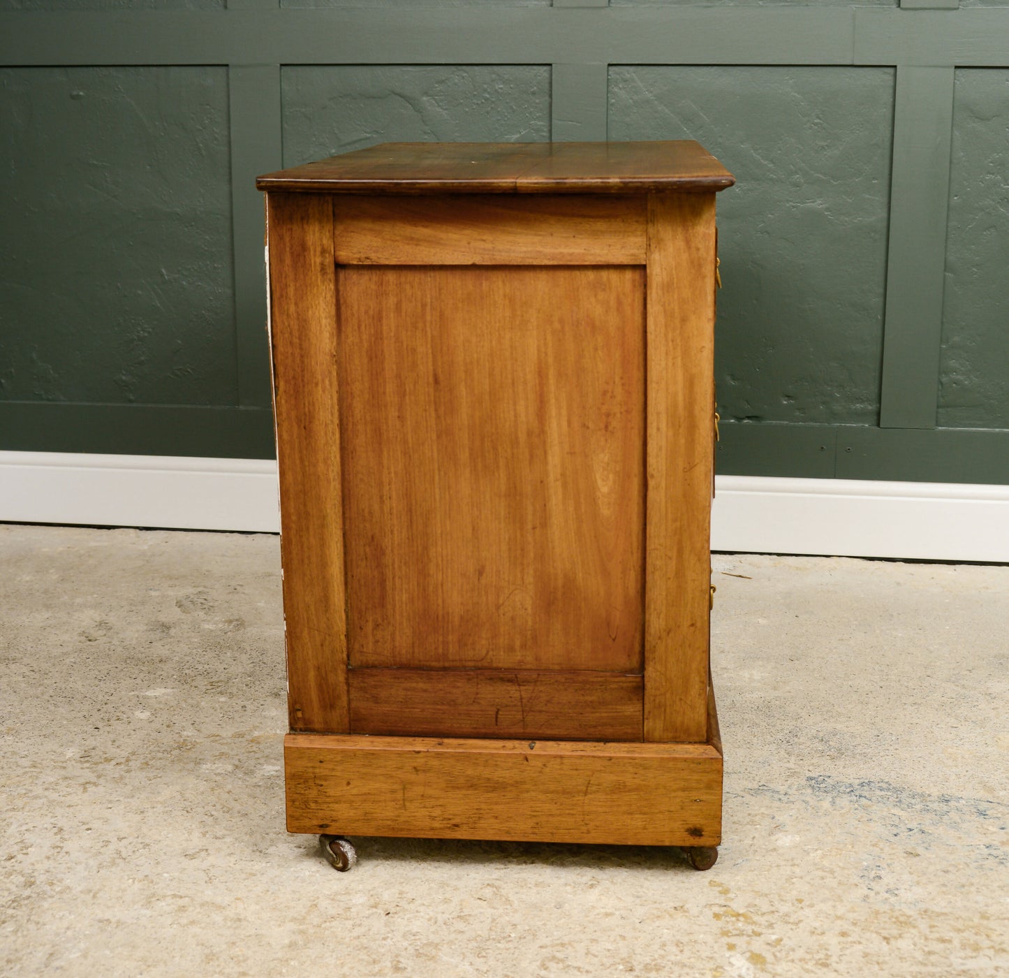 Victorian Light Wood Chest of Drawers - Satinwood or Bleached Mahogany