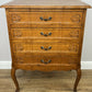 Chest of Drawers Vintage French Louis Oak 4 Drawers Carved Cabinet LOT 6299