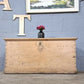 Old Pine Trunk Blanket Box Coffee Table