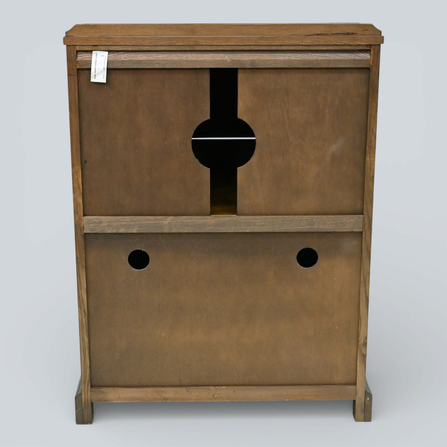Old Charm Computer Bureau Micro Office Light Oak Red Leather FREE UK Delivery