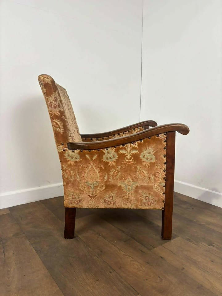 Vintage Upholstered Armchair