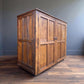 Rustic Large Antique Vintage early 1900’s Pine and Ply School Cupboard