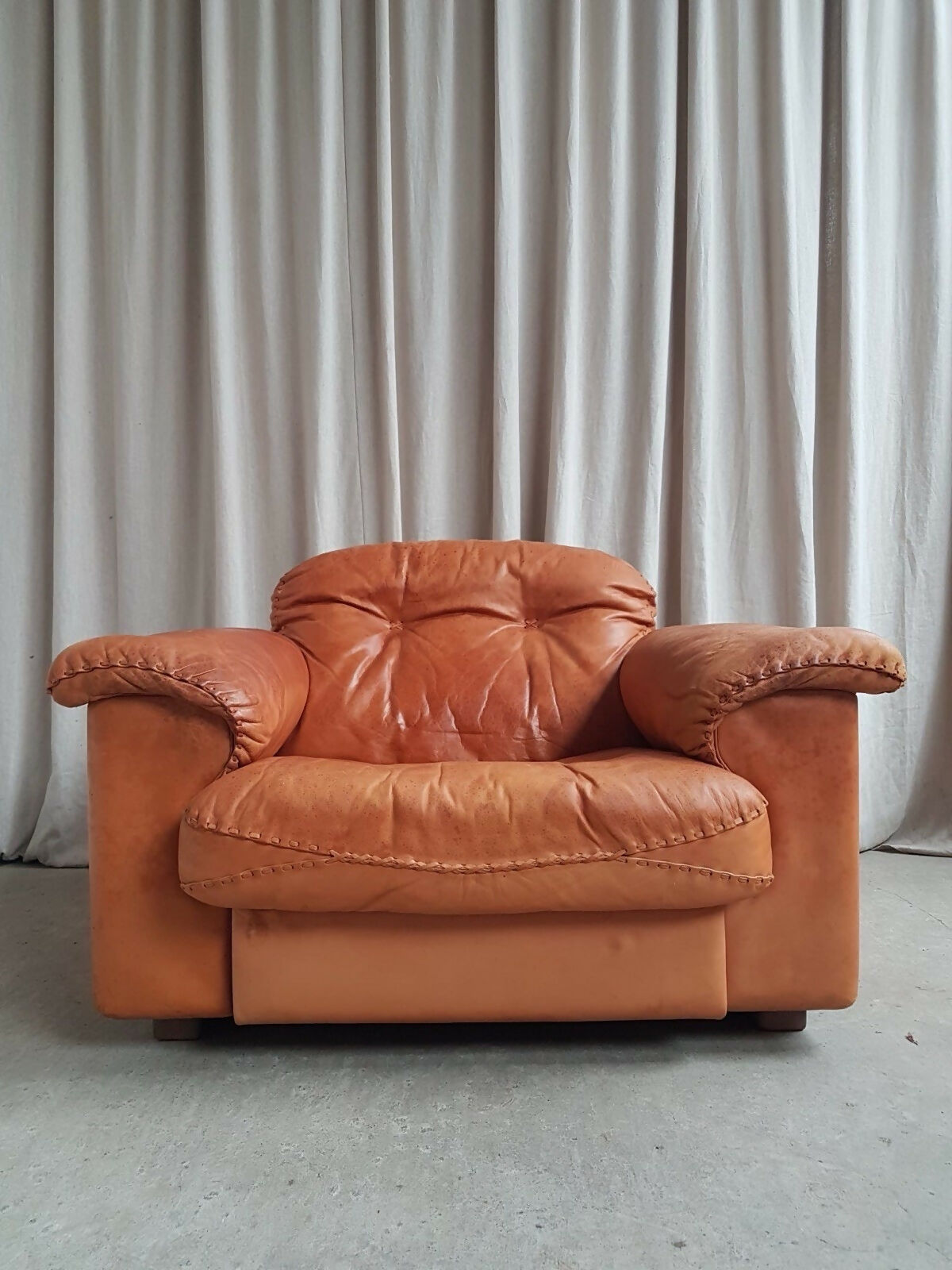 Vintage Rare Mid Century De Sede DS101 James Bond Reclining Chair Scandi Retro R878