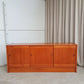 Vintage Mid Century Clausen & Son Large Danish Sideboard Media Cabinet Unit R911
