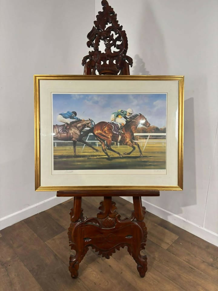 Limited Edition Racing Print Signed Lester Piggott