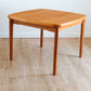Mid century retro Danish oak dining table