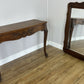 Table with Mirror Antique French Louis Oak Wall Mirror Console Table LOT 6402