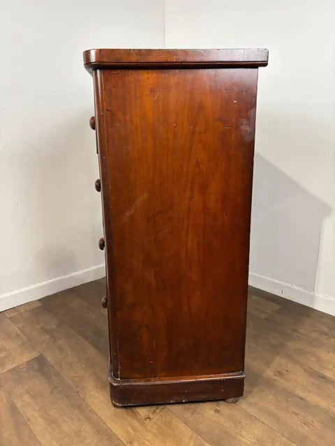 Victorian Mahogany Two Over Three Chest of Drawers