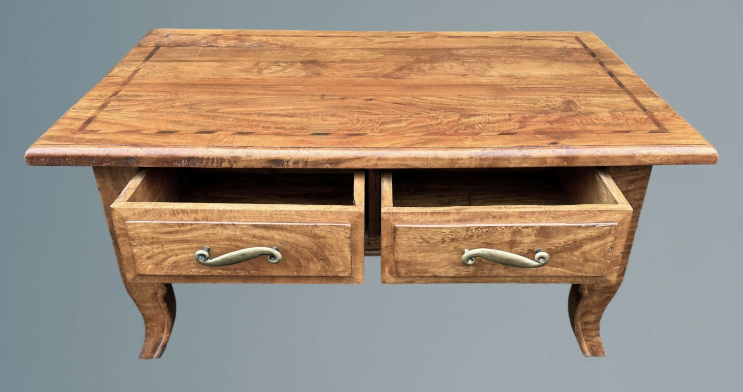 Hardwood Coffee Table Labelled Country Form