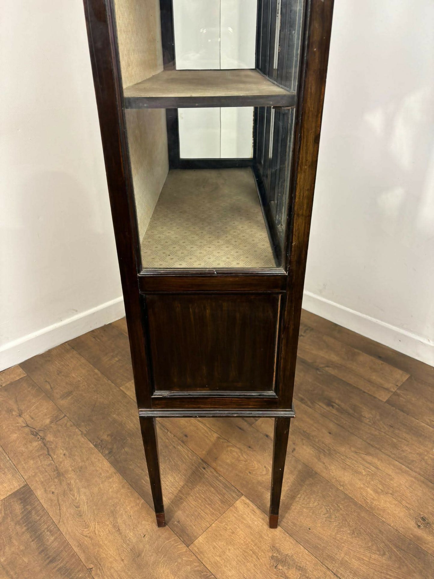 Edwardian Mahogany Inlaid Display Cabinet