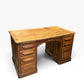Art Deco period Oak pedestal desk