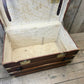 Moynat antique leather travel trunk