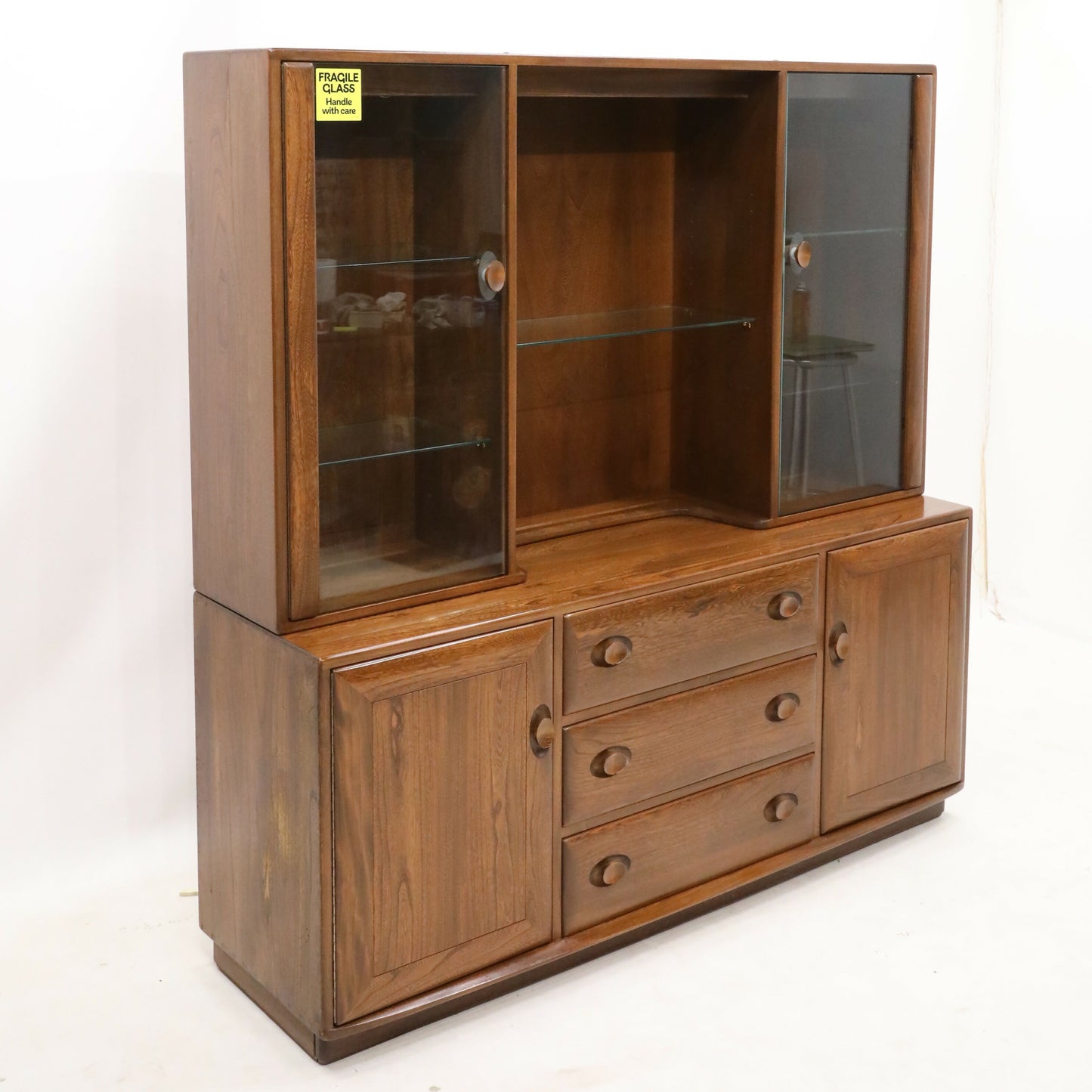 Ercol Windsor Sideboard Display Cabinets Fruitwood Finish FREE UK Delivery*