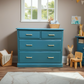 Deep Blue Serenity Chest – Golden Details for a Touch of Luxury