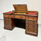 19th-Century Victorian Pedestal Desk