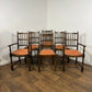 Vintage Set of Six Oak Dining Chairs (Including 2 Carvers)