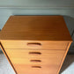 Vintage Teak Chest Of Drawers By Austin Suite 1960s V Deep Lower Drawer