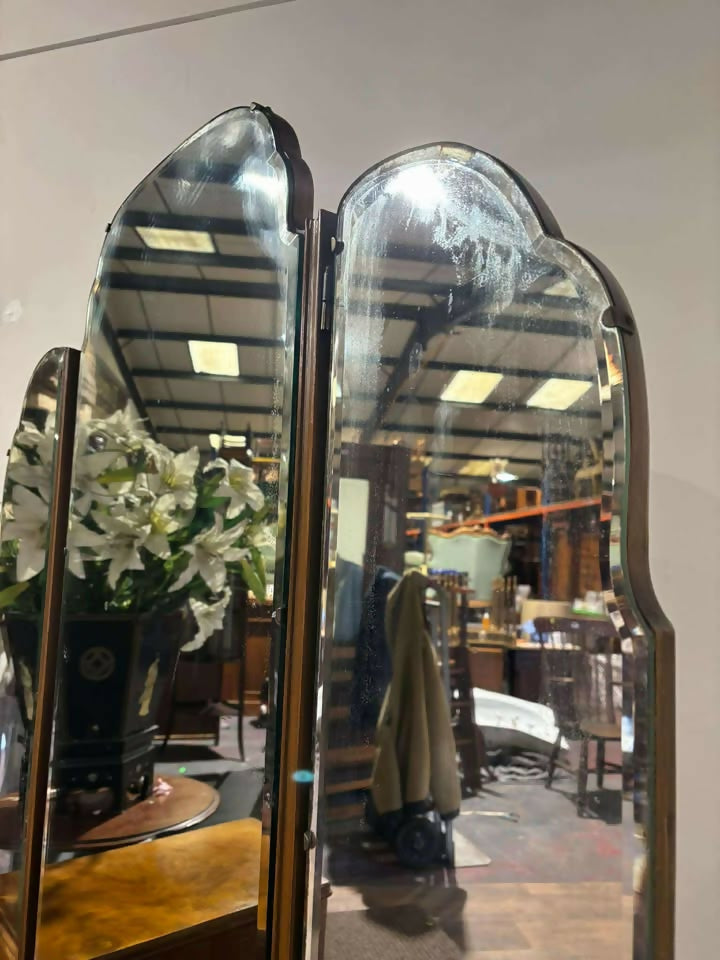 Vintage Burr Walnut Dressing Table