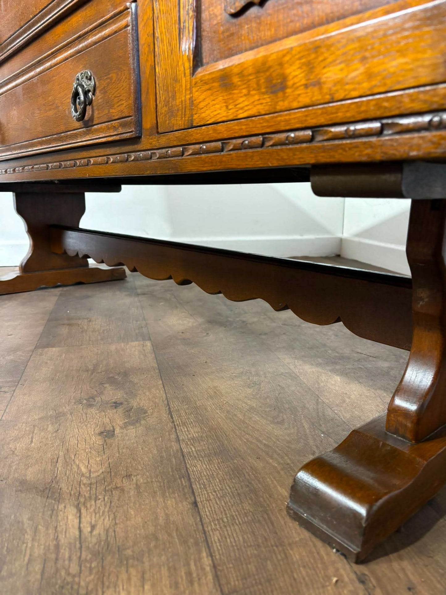 Old Charm Oak Sideboard by Wood Bros