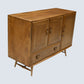 Ercol Sideboard Double Cupboard with Drawer Light Finish VGC FREE UK Delivery*
