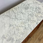 Cabinet Antique French Style Marble Top Oak Sideboard Carved Cupboard LOT 6284