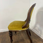 Victorian Spoon Back Upholstered Nursing Chair