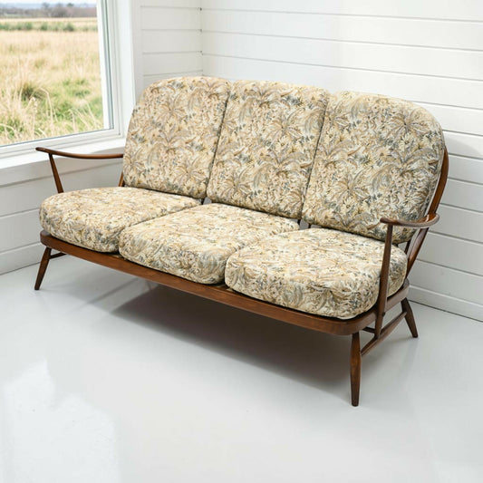 Ercol Windsor 3str Sofa New Webbing Genuine Ercol Upholstery Clean FREE Delivery