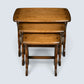 Ercol Nest Of Tables Golden Dawn Finish Vintage Ercol's Badge Elm FREE Delivery*