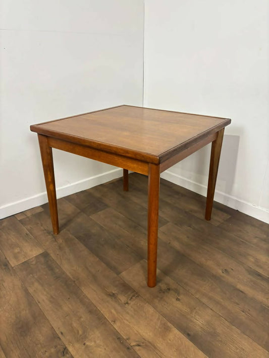 BRDR Furbo Danish Mid Century Teak Games Table – Reversible Top