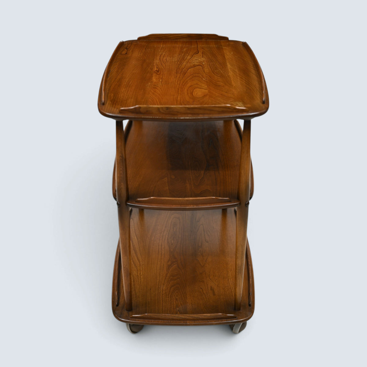 Ercol Windsor 3 Tier Trolley On Casters Golden Dawn Finish FREE UK Delivery*