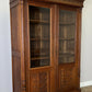 Bookcase Antique French Style Glazed Display Oak Cabinet Sideboard LOT 6513