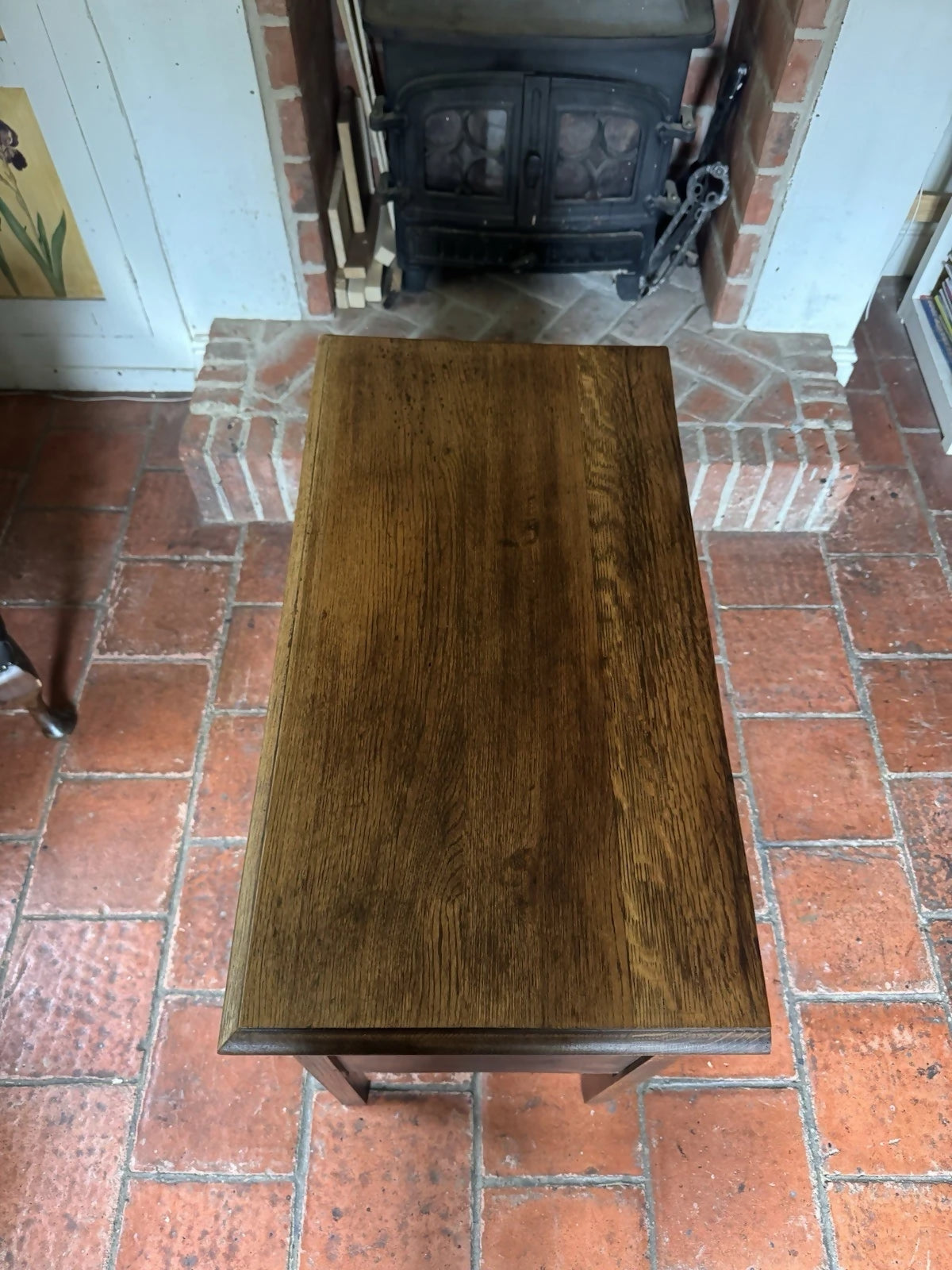 Vintage Oak Bedside Table Chest of Drawers Lowboy